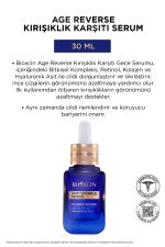 سرم شب ضد چروک مدل AGE REVERSE بیوکسین حاوی 20% کلاژن رتینول و هیالورونیک اسید 30 میل - Image 2